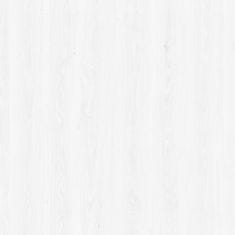 Vidaxl Samolepilna folija za pohištvo bel les 500x90 cm PVC