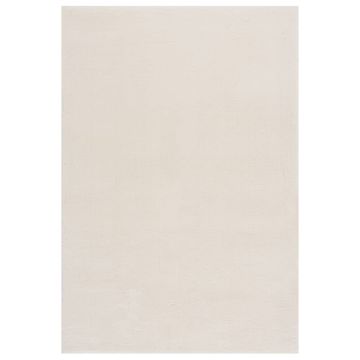 Vidaxl Pralna preproga mehka puhasta 160x230 cm protizdrsna krem