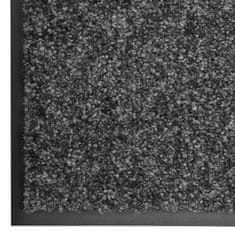 Vidaxl Pralni predpražnik antraciten 60x90 cm