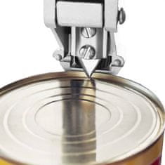 Vidaxl Odpirač za konzerve srebrn 70 cm aluminij in jeklo