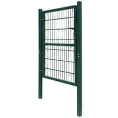 Vidaxl 2D Vrata Za Ograjo (Enojna) Zelene Barve 106 x 230 cm