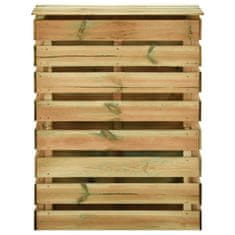 Vidaxl Vrtni kompostnik iz letvic 80x50x100 cm impregnirana borovina