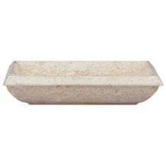 Vidaxl Umivalnik krem 50x35x10 cm marmor