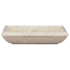 shumee Umivalnik krem 50x35x10 cm marmor