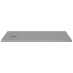 Vidaxl Kad za tuš SMC siva 120x70 cm