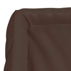 Vidaxl Pasja postelja, rjava, 115x100x20 cm, tkanina Oxford