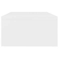 Vidaxl Stojalo za ekran belo 42x24x13 cm iverna plošča