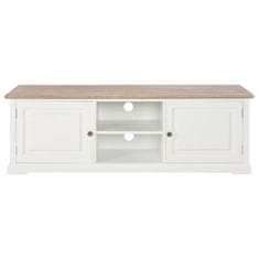 Vidaxl TV omarica iz lesa 120x30x40 cm bela