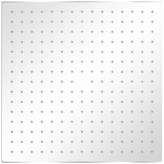 Vidaxl Glava za nadglavni tuš 2 kosa nerjaveče jeklo 40x40 cm