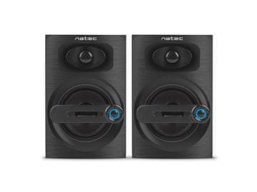 Natec Zvočniki COUGAR/Stereo/6W/črna