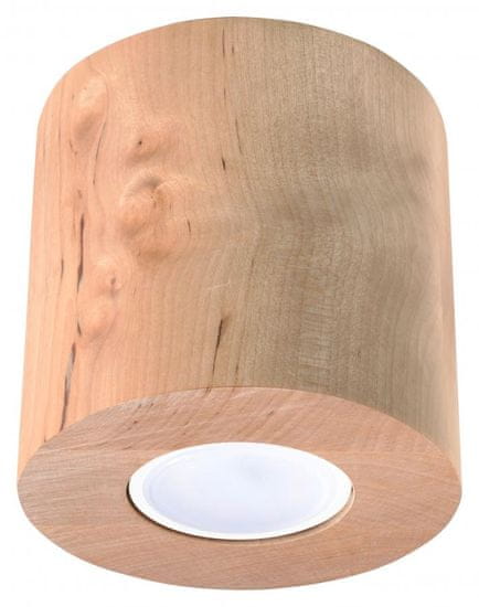Stropna svetilka 1xGU10 za LED IP20 ORBIS lesena