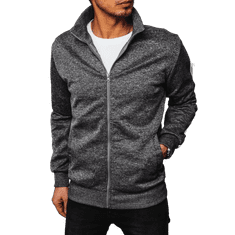 Dstreet Moški pulover F52 siv bx5563 M