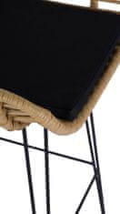 Halmar Barski stol H-105 - natur/črn