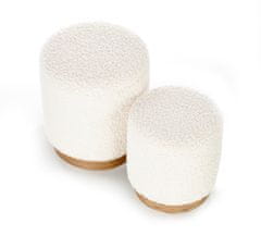 Halmar Tabure s prostorom za shranjevanje (2 kosa) Cancun - krem / naravni