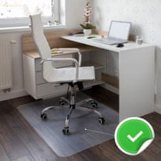 KONDELA Zaščitna talna podloga Ellie New Type 8 120x120 cm - prozorna
