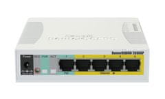 Mikrotik Cloud Smart Switch CSS106-1G-4P-1S (RB260GSP), 5x 1G, 1x SFP, PoE stikalo