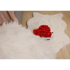 KONDELA Umetno krzno Rabbit Type 7 60x90 cm - belo