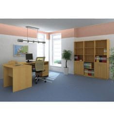 KONDELA PC miza Tempo Assistant 2 New 23 - bukev