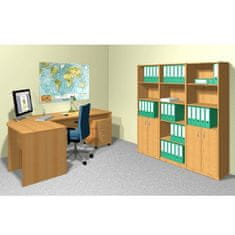 KONDELA PC miza Tempo Assistant 2 New 23 - bukev