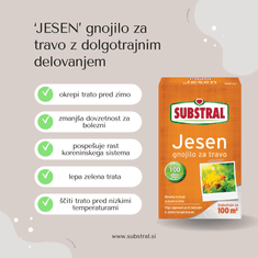 Substral 'JESEN' gnojilo za travo z dolgotrajnim delovanjem, 2 kg