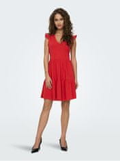 ONLY Ženska obleka ONLMAY Regular Fit 15226992 High Risk Red (Velikost S)