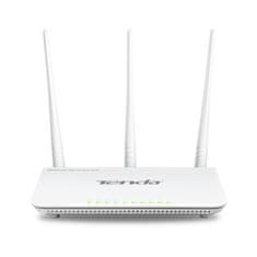 Tenda F3 - Usmerjevalnik Wireless-N 802.11b/g/n, 300Mbps, 1x WAN, 3x LAN, 3x Ext. Ant.