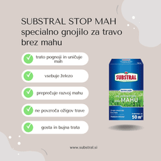 Substral STOP MAH specialno gnojilo za travo brez mahu, 1.75 kg