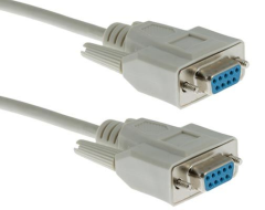 Cabletech Kabel DB 9 pin M. - M. 2m beli