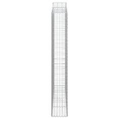 Vidaxl Obokane gabion košare 6 kosi 200x30x200/220 cm pocinkano železo