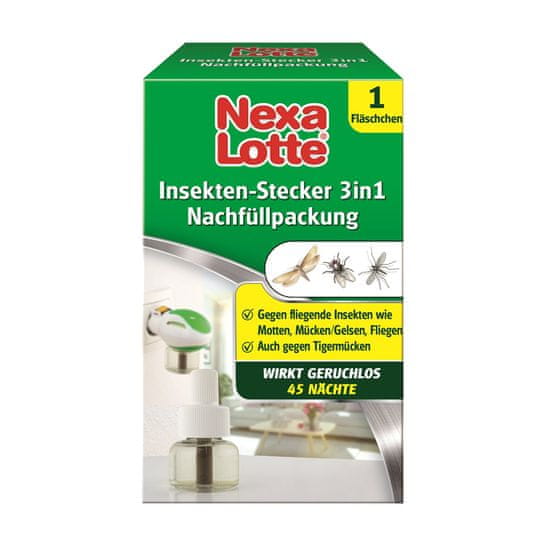 Substral Nexa Lotte uparjalnik za zaščito pred letečimi insekti 3v1-refil