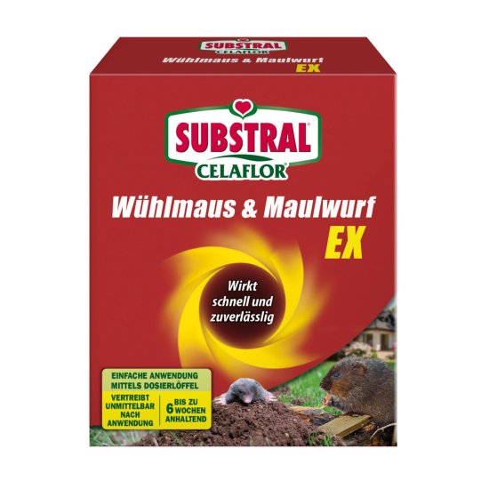 Substral Celaflor odganjalec krtov in voluharjev, 150 g + DARILO