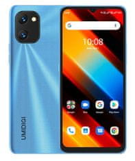 Umidigi mobilni telefon POWER 7S 4/64GB, 6150 mAh, modra