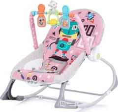 Chipolino Vibracijski 2v1 Baby Spa Pink