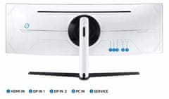 Samsung Odyssey G9 C49G95TSSP monitor, 124,46 cm (49), DQHD, VA, ukrivljen (LC49G95TSSPXEN)