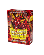 Dragon Shield DS60J Matte - Crimson - ovitki za kartice
