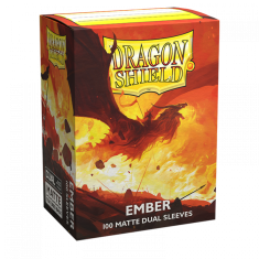 Dragon Shield DS100 Dual Matte - Ember - ovitki za kartice