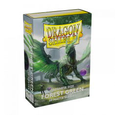 Dragon Shield DS60J Matte - Gozdno zelena - ovitki za kartice