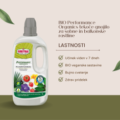 Substral Naturen BIO Performance Organics tekoče gnojilo za sobne in balkonske rastline, 1l