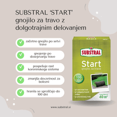 Substral START gnojilo za travo z dolgotrajnim delovanjem, 800 g