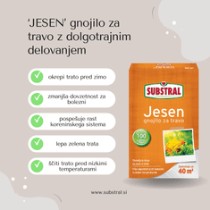 Substral 'JESEN' gnojilo za travo z dolgotrajnim delovanjem, 800 g + DARILO