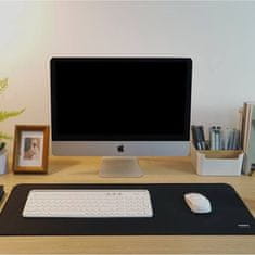 Xiaomi podloga za miško MIIIW – igralna podloga za miško in tipkovnico, črna usnje