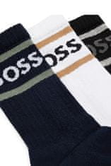 Hugo Boss 3 PAKET - moške nogavice BOSS 50469371-966 (Velikost 39-42)