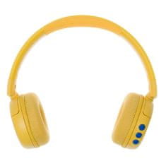 BuddyPhones brezžične slušalke popfun za otroke (rumene)