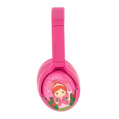 BuddyPhones brezžične slušalke za otroke cosmos plus anc (roza)