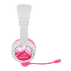 BuddyPhones school+ brezžične slušalke za otroke (roza)