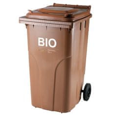 shumee Koš za BIO odpadke in odpadno hrano CERTIFIKATI Europlast Austria - rjav 240L