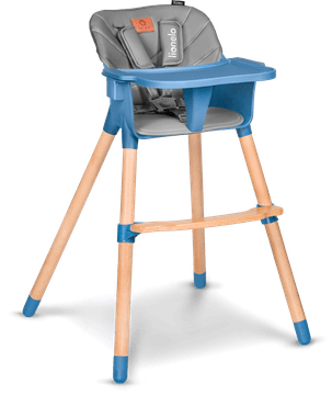 Lionelo Jedilni stol Koen 2v1 Blue Sky