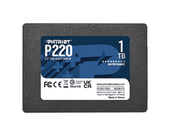 Patriot P220/1TB/SSD/2,5"/SATA/3R