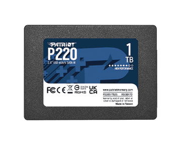 Patriot P220/1TB/SSD/2,5"/SATA/3R