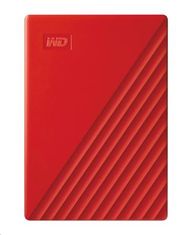 WD My Passport prenosni 4 TB razširjeni 2,5" USB3.0 Rdeča